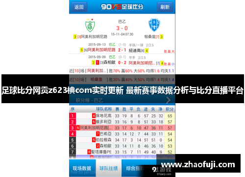 足球比分网贡z623椣com实时更新 最新赛事数据分析与比分直播平台